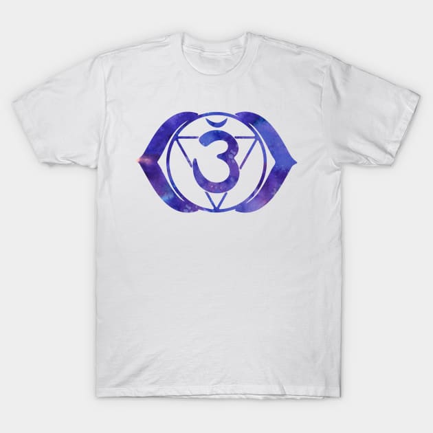 Third Eye Chakra T-Shirt by erzebeth